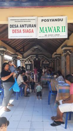 Posyandu Balita Banjar Dinas Labak Desa Anturan Digelar, Warga Antusias Bawa Anak ke Posyandu